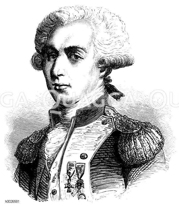 <b>Marie Jean</b> Paul Roch Yves Gilbert du Motier, Marquis de Lafayette (geb. 6 - h0026581
