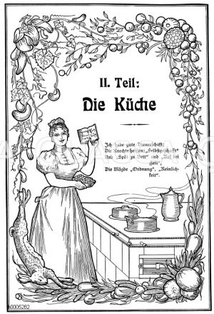 Buchseite: "Die Küche" [Digital]