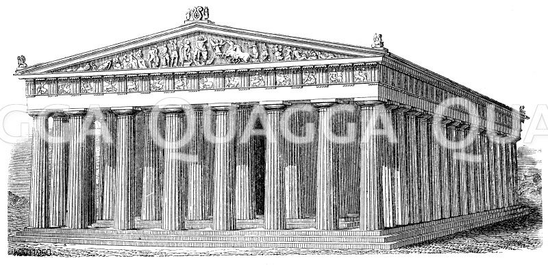 Ansicht des Parthenon [Digital]