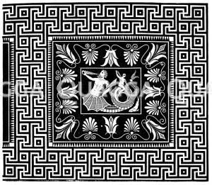 Mosaikboden aus dem Tempel von Olympia [Digital]