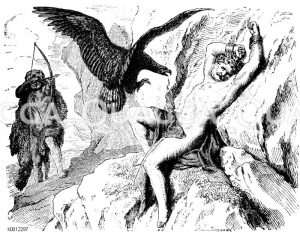 Herakles befreit den Prometheus, Adler [Digital]