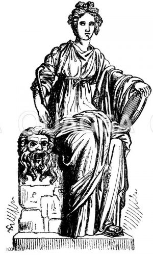 Thalia, Muse der komischen Dichtung und der Unterhaltung [Digital]