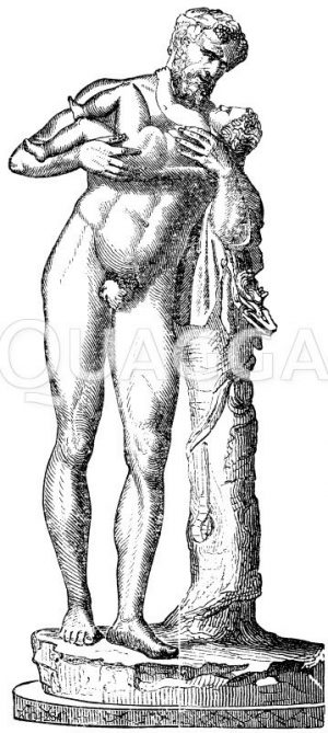 Silenos/Seilenos, Sohn des Hirtengottes Pan oder des Hermes und einer Nymphe [Digital]