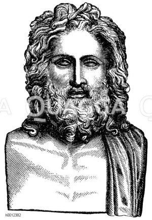 Haupt des Jupiter, Büste (Von Otricoli), höchste Gottheit der römischen Mythologie (Himmelsvater) [Digital]