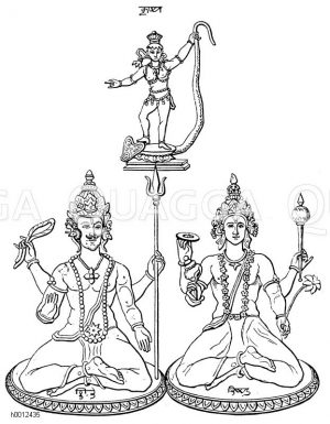Shiva, Vischnu und Krischna [Digital]