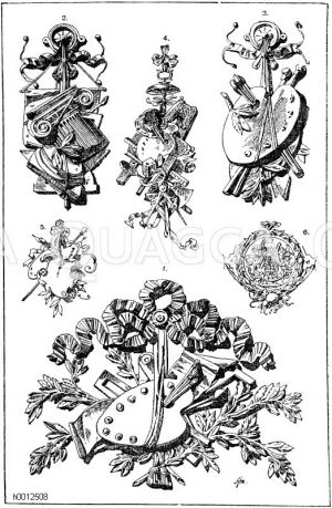 Embleme der Malerei, Bildhauerei etc. [Digital]