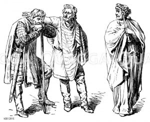 links und mitte: Gallier, rechts: Druide [Digital]
