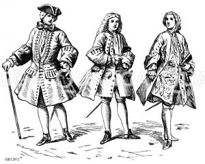 Zopfzeit und Revolutionstrachten (a. 1720-1750), Frankreich 1720-1730 [Digital]