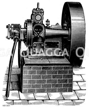 Hoppes rotierender Dreizylinder-Wasserdruck-Motor [Digital]