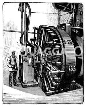 Innenpolmaschine für die Berliner Zentralen von Siemens & Halske [Digital]