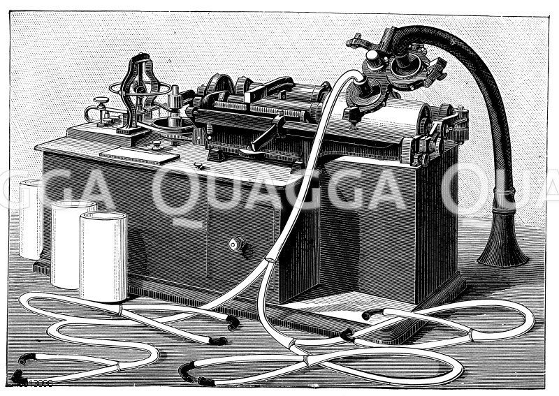 Edisons neuer Phonograph mit Zubehör [Digital]