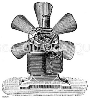 Elektromotor mit Ventilator der Allgemeinen Elektrizitäts-Gesellschaft [Digital]
