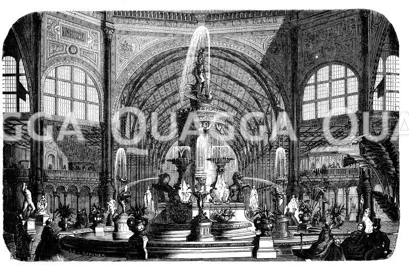 Majolika-Fontaine von der Weltausstellung zu London 1862 [Digital]