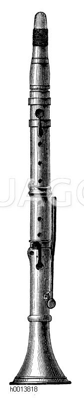 Klarinette aus der ersten Hälfte des 19. Jahrhunderts [Digital]