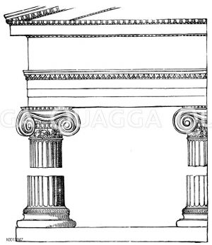 Erechtheion zu Athen (Ionische Ordnung) [Digital]