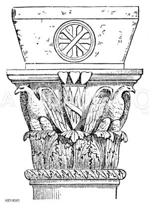 Kapitell von der St. Demetriuskirche zu Salonik [Digital]