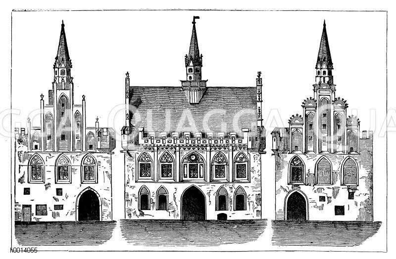 Rathaus in Marienburg [Digital]