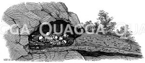 Toten Grote von Aurignac (Departement der oberen Garonne) [Digital]