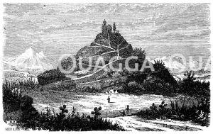 Pyramide von Cholula in ihrer Gestalt in der Neuzeit [Digital]