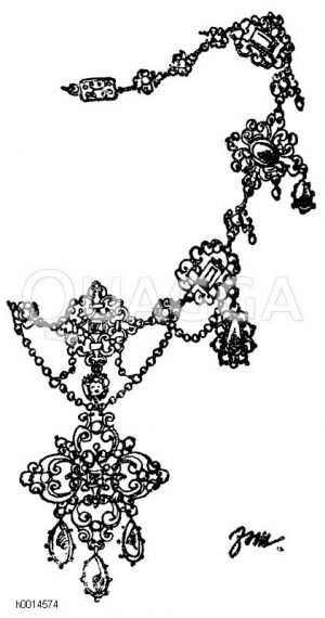 Halsband von E. und H. Ritter in Gotha. (Gewerbehalle). 19. Jahrhundert. [Digital]