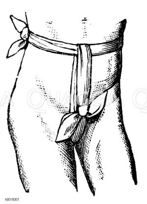 T-Binde aus zwei Tüchern [Digital]