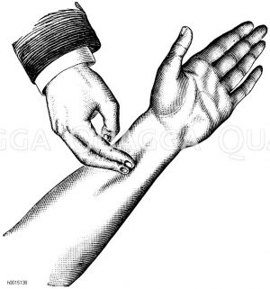 Mensch: Druck mit 1-2 Fingern, Massage [Digital]