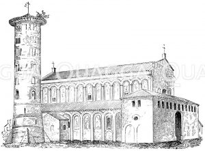 Sant’Apollinare in Classe, Kirche in einem Stadtteil von Ravenna, Italien [Digital]