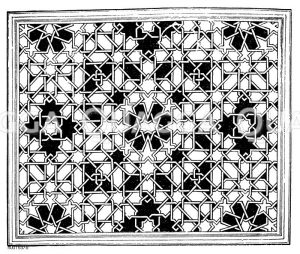 Arabische Wandverzierung, Ornament [Digital]