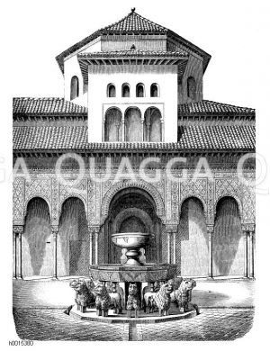 Löwenhof der Alhambra [Digital]