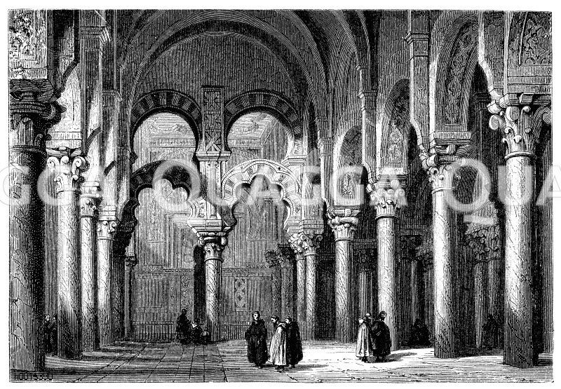 Moschee zu Cordoba: Innenansicht [Digital]