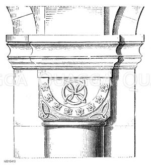 Pfeiler mit Halbsäule der Kirche zu Laach [Digital]