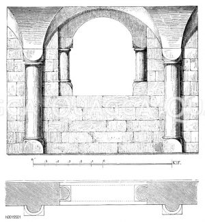 Kreuzgang des Klosters Nonnberg in Salzburg [Digital]