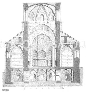 Kirche zu Trebitsch. Querschnitt [Digital]