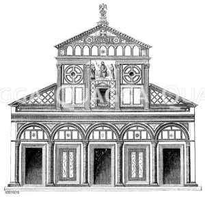 S. Miniato zu Florenz: Fassade [Digital]