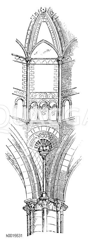 S. Andrea in Vercelli (Kuppelentwicklung) [Digital]