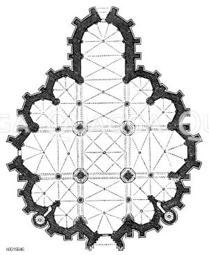 Liebfrauenkirche zu Trier: Grundriss [Digital]