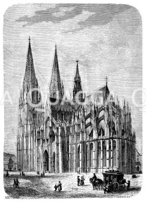 Kölner Dom: Ansicht [Digital]
