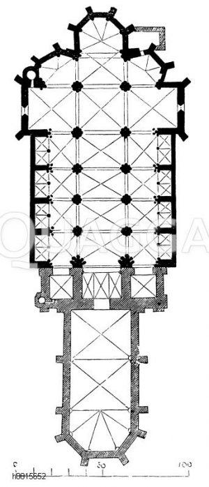 Katharinenkirche zu Oppenheim: Grundriss [Digital]