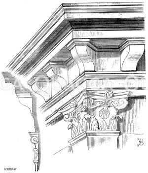 Detail der Cancelleria in Rom [Digital]