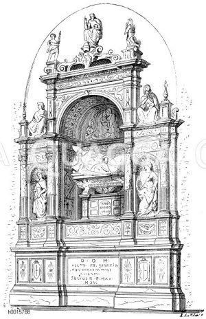 Grabmal aus S. Maria del Popolo in Rom [Digital]