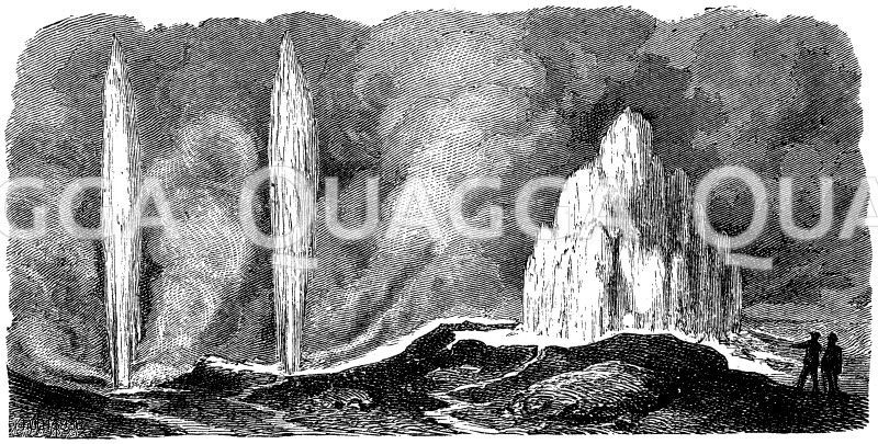 Heiße Quellen: Geysir auf Island [Digital]