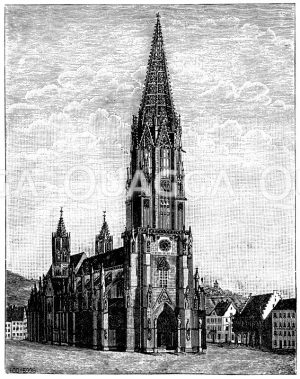 Freiburger Münster (nach einer Fotografie) [Digital]