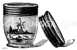 Büchse zum Eierkochen in Wasserdampf [Digital]