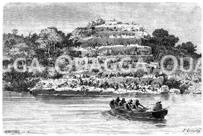 Affenfelsen am Senegal. Nach Maye [Digital]