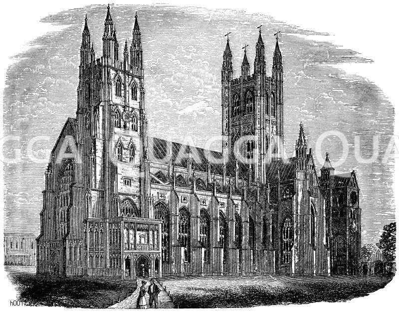 Kathedrale in Canterbury, Großbritannien [Digital]