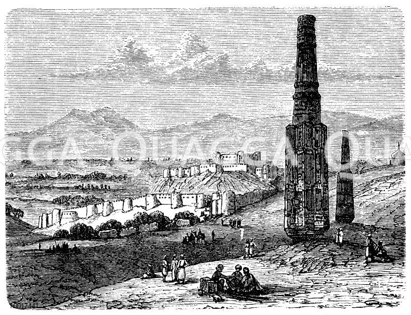 Festung und Zitadelle von Ghazni in Afghanistan [Digital]