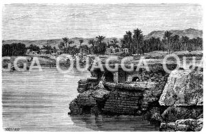 Assuan, von der Insel Elephantine aus gesehen [Digital]