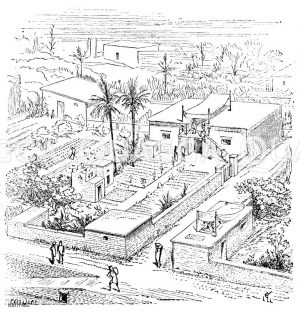 Ländliches Wohnhaus im alten Ägypten [Digital]
