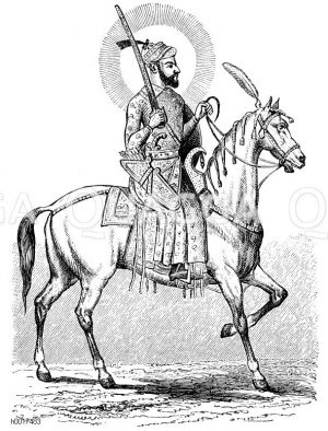 Akbar Khan nach indischer Darstellung [Digital]
