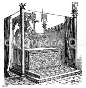 Altar, früher in St. Denis [Digital]